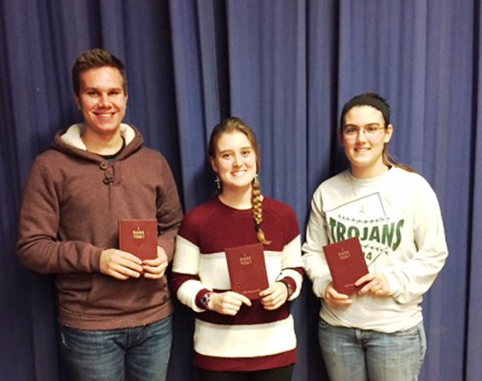 Corbin, Draper and Reynolds recognized with national 4-H awards